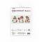 Luca-S Christmas Gnomes Plastic Canvas Counted Cross Stitch Kit